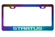 Neo Chrome License Plate Frame For Stratus