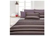 Accessorize 300TC Hyatt Purple Quilt Cover Set SINGLE