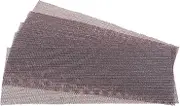Mesh Sanding Discs 25pcs 198x70mm Mesh Hook & Loop Abrasive Free Disc Anti-Blocking Sharp Grinding Sandpaper(Grit 80)