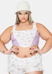 Plus Ivory Finding Balance Corset Top