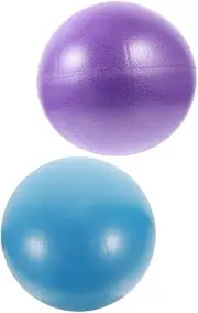 Alasum 2pcs Fitness Balls for Nonslip Exercise Balls for Yoga and Balance Workouts Indoor Use with Pump for Strengthening and Stability