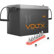 VoltX 190Ah 12V Lithium Battery + BusBar 6G 300A