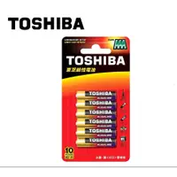 在飛比找蝦皮購物優惠-現貨 TOSHIBA 東芝 東芝鹼性電池 4號 10入 AA