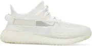 [adidas] Kids Boys Yeezy Boost 350 V2 Slip On Sneakers Shoes Casual - Off White, Beige, 2.5 Big Kid