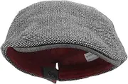 [BELLIFFY] Unisex Vintage Beret Hat Running Beanie for Summer Fashionable Sun Hat Caps for Men Women Dark Grey