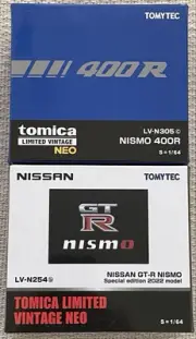 Tomica Limited Vintage Neo NISMO 400R & GT-R NISMO