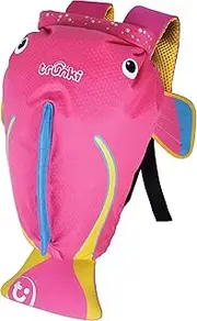 Trunki Kid’s Waterproof Swim & Gym Bag – PaddlePak Coral (Pink)
