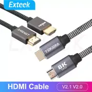 Premium HDMI Cable V2.1 V2.0 Ultra HD 8K 4K 3D Ethernet HEC ARC XBOX PS4 PS5 Lot
