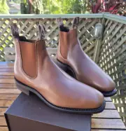 RM Williams Yealing Leather Comfort Craftsman Mens Boots Saddle Brown 9G / 10US