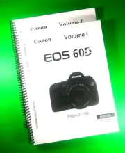 Owners Manual for Canon EOS 60D Camera 324 Pages With Clear Covers!