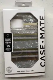 NEW Case-Mate Case for MagSafe for Apple iPhone 14 Plus - Pearl Stripes (6.7")
