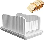 Bread Slicer Machine - Adjustable Slicing Board for Sandwich,Adjustable Cutting Guide for Homemade Bread, Foldable Kitchen Baking Tools
