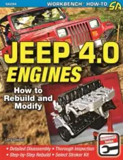 Rebuild Modify Jeep 4.0 Engine 1987-2006 Cherokee Wrangler Grand 242 Manual Book