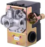 Air Compressor Pressure Switch 175 PSI 4 Port 135-175 Heavy Duty 1/4 NPT...
