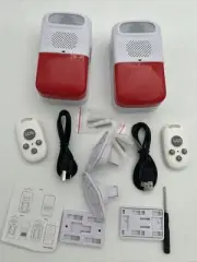 2-ChunHee Motion Sensor Alarm,Wireless Infrared Security Alarms System for Home.