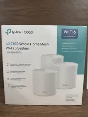TP-Link AX2700 W-Fi 6 Dual-Band AI-Driven Home Mesh Router System W8100 3-Pack