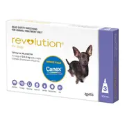Revolution For Very Small Dogs 2.6 To 5Kg (Purple) 3 Pack