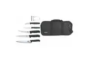Victorinox 7pc Apprentice Hospitality Chef Knife Set Roll Knives Bag | Black
