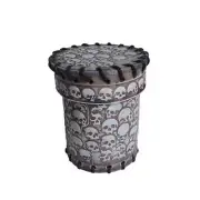 Q Workshop Macabre Made of Real Leather, Sturdy, and Stylish Handmade Dice Cup