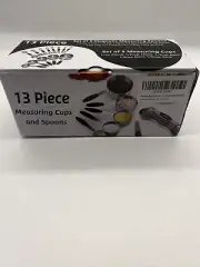 Stainless Steel Measuring Cups And Magnetic Spoons Set of 13 pcs