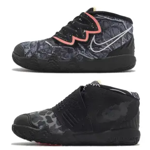 Nike 籃球童鞋 KYBrid S2 TDV 小童 幼童 黑 中筒 魔鬼氈 Kyrie 陰陽鞋 歐文 休閒 DA2324-001