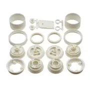 Team Associated Front And Rear Wheels For 1/10 Offroad Buggy RC10 # 6643