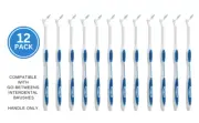 GUM Proxabrush Single-End Handle Compatible with Go-Betweens Interdental Brushes