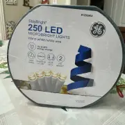 GE StayBright 250-Count 51.8-ft White Micro LED Christmas Wedding String Lights