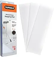 Superio Magic Eraser Mop Refill Head Replacement Miracle Mop Pads, 3 Pack