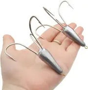 Snagging Hooks Snagging Weighted Treble Hooks Large Fishing Hooks Snagging Weigh