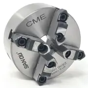 6" 4-JAW SELF-CENTERING LATHE CHUCK w. Top&bottom jaws w. 2-1/4"-8 adapter-new