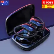 Sweatproof Wireless Bluetooth Earphones Headphones Sport Gym Earbuds with Mic Au