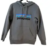 NWT Patagonia P-6 Logo Uprisal Hoody Grey Hoodie Women's XS / Men's XXS
