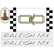Raleigh - MX bmx decal set - Old school bmx