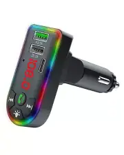 New Audiobox TR-20 Car Bluetooth FM Transmitter with Charging Ports & LED Lights