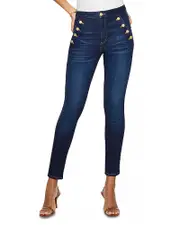 Ramy Brook Helena High Rise Skinny Jeans in Dark Rinse