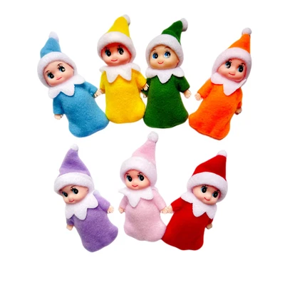 Cute Christmas Elf Doll Shelf Toy Baby Ornament Xmas Party Decoration