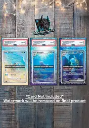 x3 Squirtle Wartortle Blastoise EX Pokemon 151 PSA BGS CGC TAG Extended Art