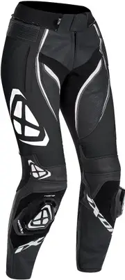 Ixon Vortex Women's Pants, black-white, Size XL Black White