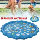 170cm Pet Dog Inflatable Sprinkler Splash Spray Mat Outdoor Water Pool Play Pad