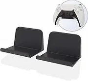 sciuU Wandhalterung für Kopfhörer / Controller, [2 Stück] Halter, Selbstklebende 3M Kleiderbügel, Universal Hook Zubehör für Gamepad auf PS5 / PS4 / XBox , ohne Schrauben, Schwarz