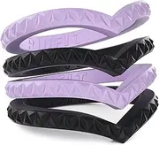 [Rinfit] Designed Silicone Wedding Ring for Women Set of Thin & Stackable Rings. 3 Pack & 4 Pack. Comfortable, Soft Rubber Wedding Bands. Durable Wedding Rings Replacement. Patent Pending. Size 4-9