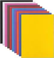 Foam Sheets 9x12 Inch 10 Colors, 2mm EVA Craft Foam Paper for Crafts