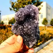 211g Natural Amethyst Geode Mineral Specimen Crystal Quartz Energy Decoration