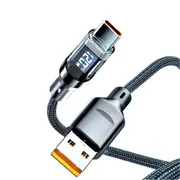 2m USB to Type C Braided 120w Fast Charging Cable Charger Data Au