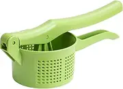 13 Inch Plastic Vegetable & Salad Spinner, Manual Food Strainer with Ergonomic Handle, Fine Mesh Dryer