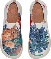 UIN x FatCatArt Collaboration Women's Art Travel Shoes Slip On Casual Loafers Lightweight Comfortable Fashion Sneaker Toledo Ⅰ