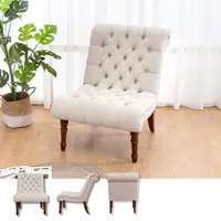 在飛比找PChome24h購物優惠-Boden-亞爵美式復古風布沙發單人座椅(米白色)