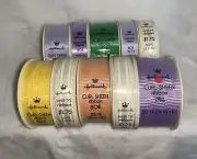 New Lot Vintage 80's Hallmark Curl Sheen & Various Width Sheen Ribbon