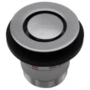 40mm Bath Pop Down Brass Plug &amp; Waste, Brushed Chrome